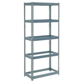 Boltless Extra Heavy Duty Shelving 36"W x 18"D x 84"H, 5 Shelves, No Deck