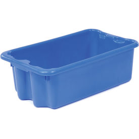 LEWISBins Polyethylene Container 24"L x 14"W x 8"H, Blue - Pkg Qty 5