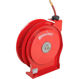 All Steel Compact Retractable Hose Reel For Air/Water, 3/8" x 50' 300PSI