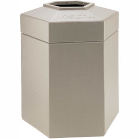 Commercial Zone 45 Gallon Waste Receptacle, Beige
