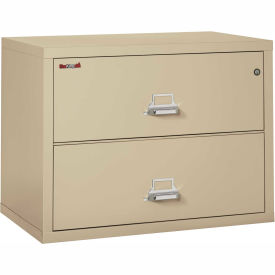 Fireking Fireproof 2 Drawer Lateral File Cabinet 23822CPA, Letter-Legal Size, 37-1/2"W x 22"D x 28"H