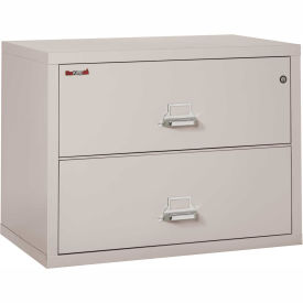 Fireking Fireproof 2 Drawer Lateral File Cabinet 23822CPL, Letter-Legal Size, 37-1/2"W x 22"D x 28"H
