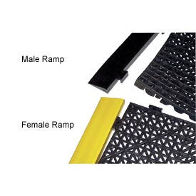 Male Ramp, Black, 12" x 2.5"