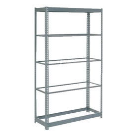 Boltless Heavy Duty Shelving 48"W x 24"D x 72"H, 5 Shelves, No Deck