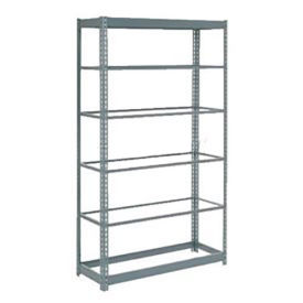 Boltless Heavy Duty Shelving 48"W x 12"D x 72"H, 6 Shelves, No Deck