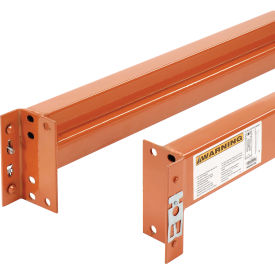 Global Industrial Unslotted Steel Pallet Rack Beam, 144"L x 6"H, 5702 Lb. Cap., Set Of 2