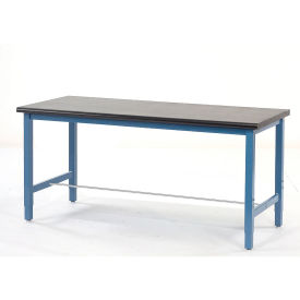 Production Workbench - Phenolic Resin Safety Edge - Blue, 60"W x 30"D