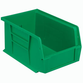 Quantum QUS221 Plastic Stackable Bin, 6 x 9-1/4 x 5 Green - Pkg Qty 12