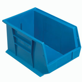 Quantum QUS242 Hanging & Stacking Storage Bin, 8-1/4 x 13-5/8 x 8 Blue - Pkg Qty 12