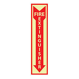 Fire Extinguisher Sign, Vinyl Glow