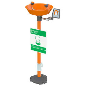Guardian Equipment Emergency Eye Wash Pedestal Mounted - G1825P,Plastic Bowl