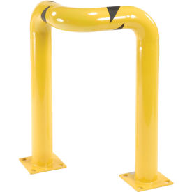 Triple Elbow Corner Guards, Steel, 36"H X 24"L, Yellow