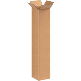 8" x 8" x 40" Tall Cardboard Corrugated Boxes - Pkg Qty 20