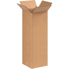 8" x 8" x 20" Tall Cardboard Corrugated Boxes - Pkg Qty 25