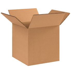 10" x 10" x 10" Heavy-Duty Double Wall Cardboard Corrugated Boxes - Pkg Qty 15