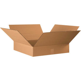 22" x 22" x 4" Flat Cardboard Corrugated Boxes - Pkg Qty 10