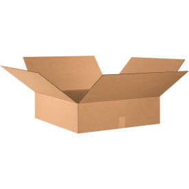 24" x 24" x 7" Flat Cardboard Corrugated Boxes - Pkg Qty 10