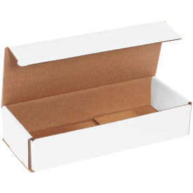 10" x 4" x 2" Corrugated Mailers, ECT-32, White - Pkg Qty 50