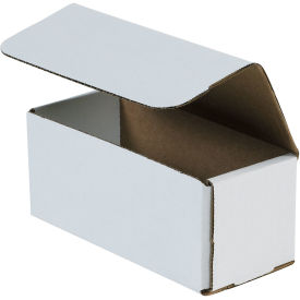7" x 3" x 3" Corrugated Mailers, ECT-32, White - Pkg Qty 50