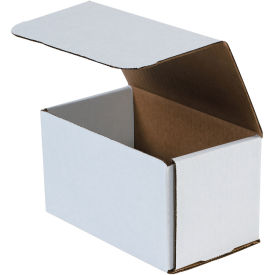 7" x 4" x 4" Corrugated Mailers, ECT-32, White - Pkg Qty 50