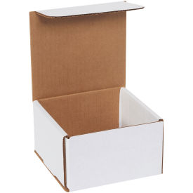 5" x 5" x 3" Corrugated Mailers, ECT-32, White - Pkg Qty 50