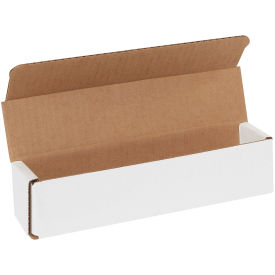 9" x 2" x 2" Corrugated Mailers, ECT-32, White - Pkg Qty 50