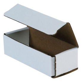 6" x 2-1/2" x 1-3/4" Corrugated Mailers, ECT-32, White - Pkg Qty 50