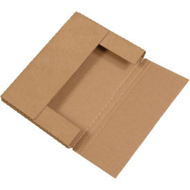 12-1/8"x9-1/8"x1/2" Kraft Self-Seal Bookfold - Pkg Qty 50