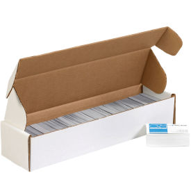 14"x3-3/4"x2-3/4" Corrugated Tab Lock Literature Mailers, White - Pkg Qty 50