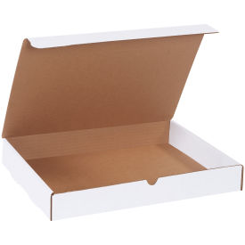15-1/8" x 11-1/8" x 2" Corrugated Literature Mailers, ECT-32, White - Pkg Qty 50