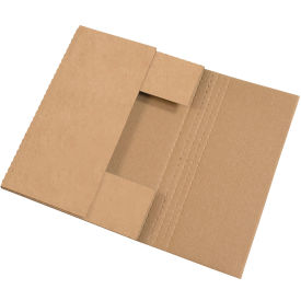 15"x11-1/8"x2" Corrugated Easy-Fold Mailers, Kraft - Pkg Qty 50