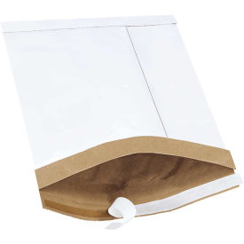8-1/2"Wx12"L Self-Seal Padded Mailer, White, 100 Pack