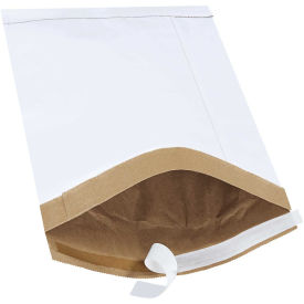 9-1/2"Wx14-1/2"L Self-Seal Padded Mailer, White, 100 Pack