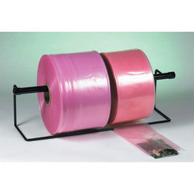 12" x 2150' Anti-Static Poly Tubing, 2 Mil Pink Roll