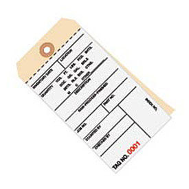 2 Part Carbonless Inventory Tag, 5500 - 5999, 500 Pack