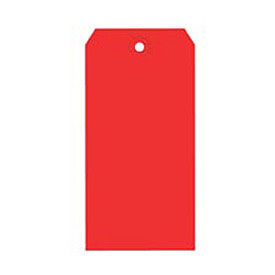 #5 Shipping Tag Pack 4-3/4" x 2-3/8", 1000 Pack, Red