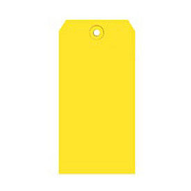 #2 Shipping Tag Pack 3-1/4" x 1-5/8", 1000 Pack, Yellow