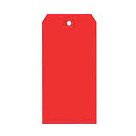 #2 Shipping Tag Pack 3-1/4" x 1-5/8", 1000 Pack, Red