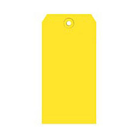 #3 Shipping Tag Pack 3-3/4" x 1-7/8", 1000 Pack, Yellow