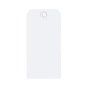 #6 Shipping Tag Pack 5-1/4" x 2-5/8", 1000 Pack, White
