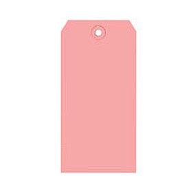 #4 Shipping Tag Pack 4-1/4" x 2-1/8", 1000 Pack, Pink