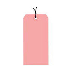 #5 Strung Tag Pack 4-3/4" x 2-3/8", 1000 Pack, Pink