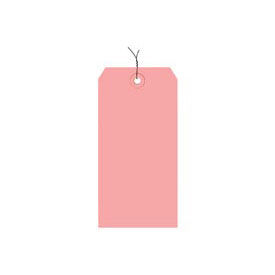 #2 Wired Tag Pack 3-1/4" x 1-5/8", 1000 Pack, Pink