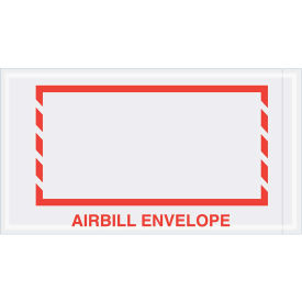 5-1/2" x 10" Airbill Envelope, Red Border, 1000 Pack