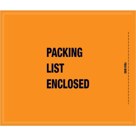 8-1/2"x10" Orange Packing List Enclosed, Full Face Mil-Spec, 1000 Pack