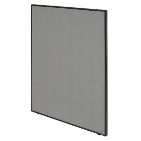 Global Industrial 36-1/4"W x 72"H Office Partition Panel, Gray