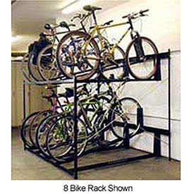 6-Bike Rack Double Decker, Non-Locking