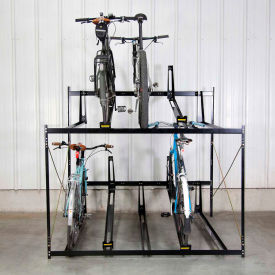 10-Bike Rack Double Decker, Non-Locking