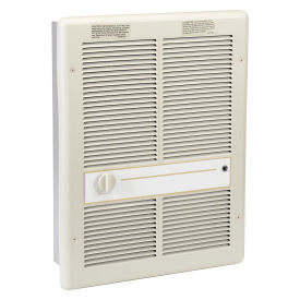 TPI Fan Forced Wall Heater, 4000/3000/2000/1500W 240/208V Ivory