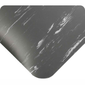 Wearwell Antimicrobial Tile Top Anti-Fatigue Mat, 1/2" Thick, 24x36, Charcoal